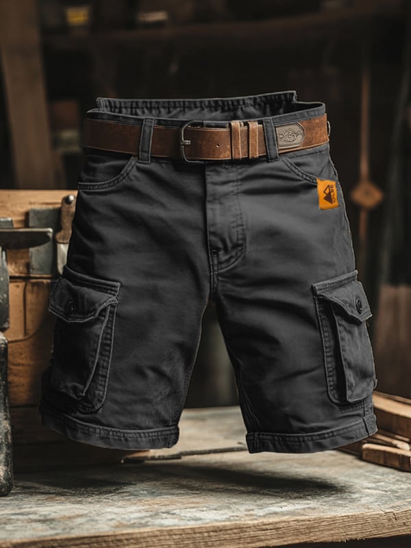 Novak – Retro Fracht Shorts Mit Mehreren Taschen
