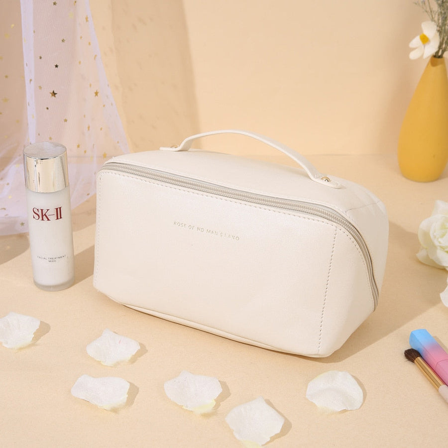 Kosmetiktasche Reise Groß – Eleganter Make-up Organizer für Damen mit Reißverschluss