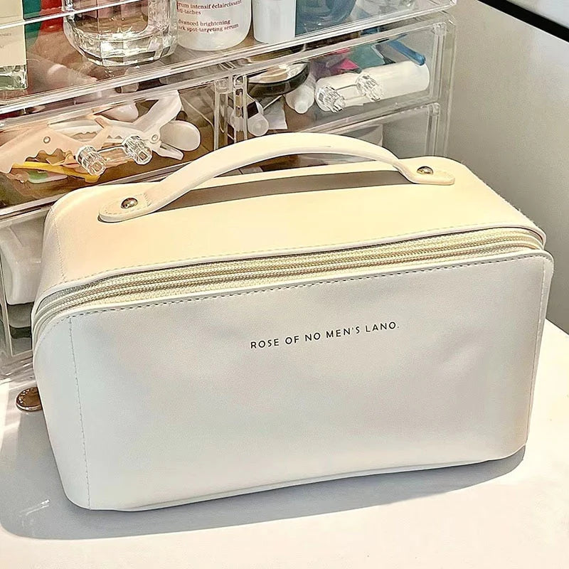 Kosmetiktasche Reise Groß – Eleganter Make-up Organizer für Damen mit Reißverschluss