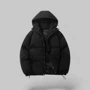 Unisex Winter Daunenjacke Mit Reißverschluss | Kapuze