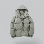 Unisex Winter Daunenjacke Mit Reißverschluss | Kapuze