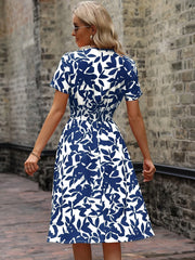 Elegantes | Florales Kleid Mit Wickelausschnitt - Feminin Und Vielseitig Für Jeden Anlass für dich