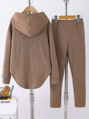 Berenika – Lässiges Kapuzen Top And Leggings
