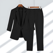 Sola Zweiteiliger Blazer-Set | Schwarz