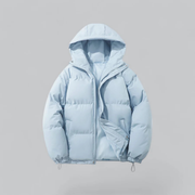 Unisex Winter Daunenjacke Mit Reißverschluss | Kapuze