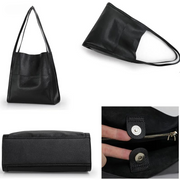 Damenhandtasche aus Veganes Leder – Klassische Schultertasche für Alltag & Büro