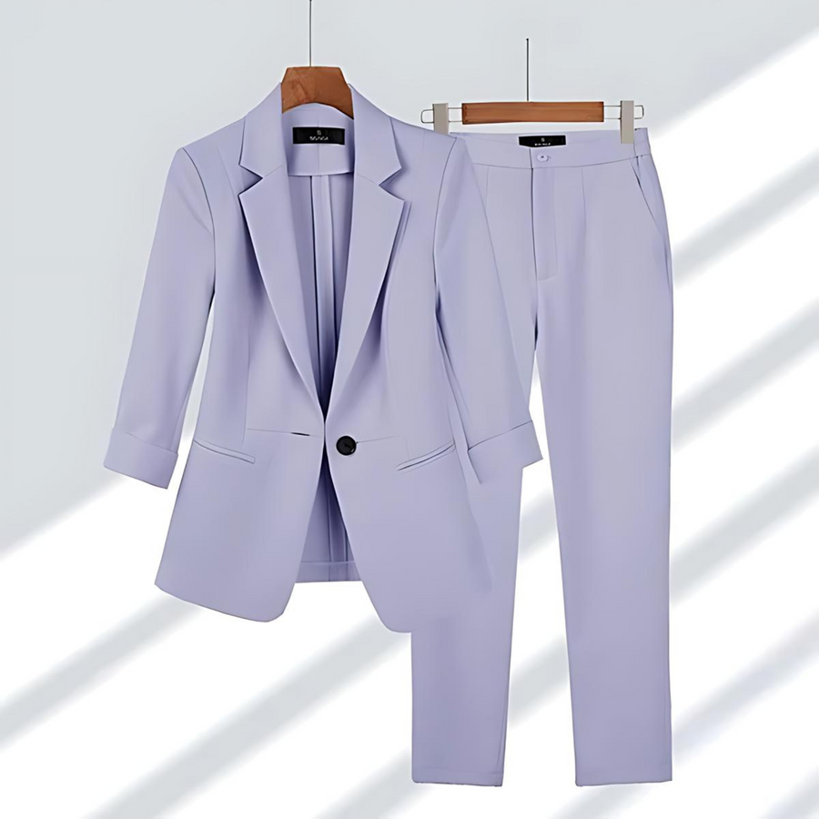Sola Zweiteiliger Blazer-Set | Lila