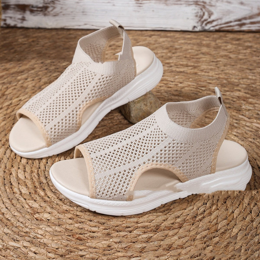 Sportliche Damensandalen mit atmungsaktivem Stoff in lässigem Stil - Natalia