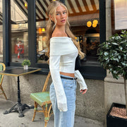 Emily | Off Shoulder Langarmshirt