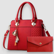 Lucy | Elegante Handtasche mit abnehmbarem Riemen