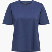 Damen T-Shirt mit Rundhals und kurzen Ärmeln aus Leichtstoff