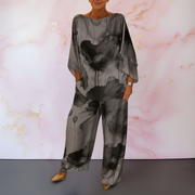 Moniek™ | Satin Zweiteiliges Damen-Set