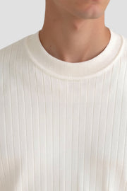 Luca | Feinripp-Langarmshirt für Herren – Minimalistisch & Vielseitig