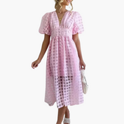 Elegantes Midikleid für Damen - Sommerliches Chic-Kleid