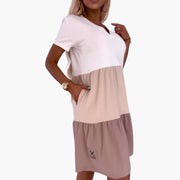 Freizeitkleid Damen - Casual Kleid mit Farbverlauf & Stil