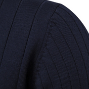 Herren-Strickpullover Mit Halbem Reißverschluss | Lange Ärmel