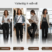 VERAS /  DAMEN-ANZUGHOSE MIT HOHER TAILLE