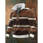 MILIANIA | FLEECE-PULLOVER MIT HOCHSCHLOSS