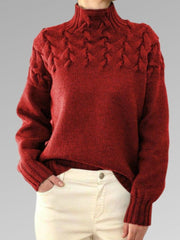 Gestrickte Rollkragenpullover Für Damen | Stilvoll