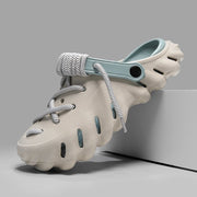 GUSTAV - CLOGS MIT DEKORATIVEN SCHNÜRSENKELN