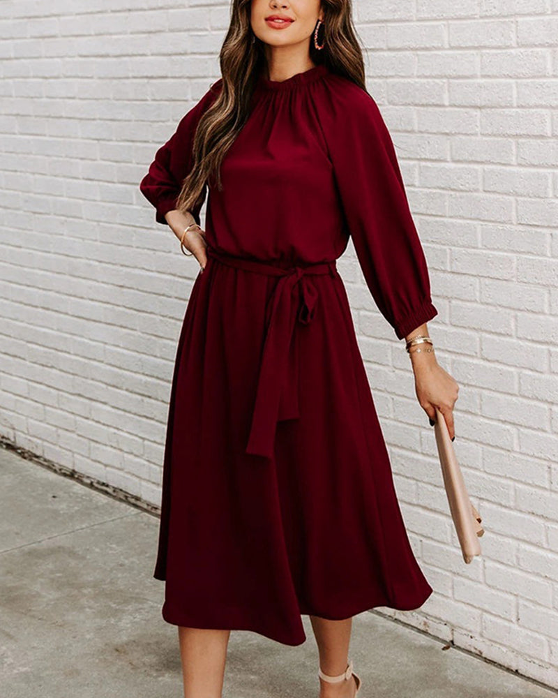 Elegantes Halbärmeliges Cocktailkleid für Frauen