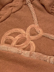 Cypriana – Eleganter Strick Pullover Mit Kapuze