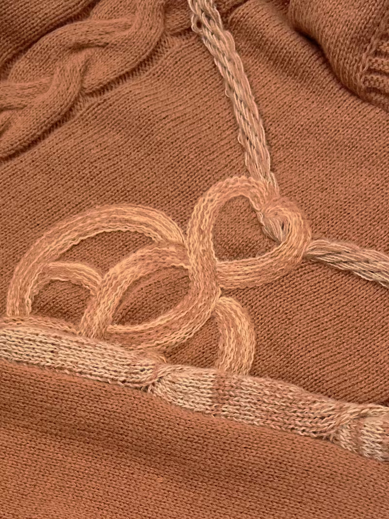 Cypriana – Eleganter Strick Pullover Mit Kapuze