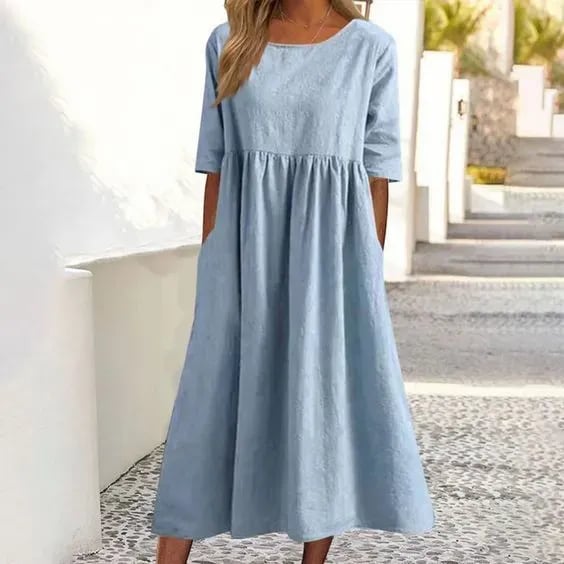 Blaues maxikleid – Sofia
