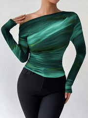 Ivelisse | elegantes lässiges langarm-t-shirt