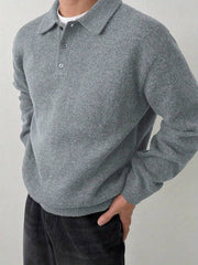 Eliran - Elegantes Langarm Rollkragen Strickoberteil