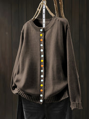 Karita™ | Klassische Strickjacke