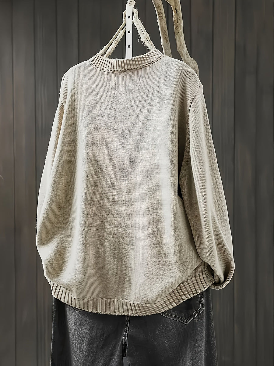 Karita™ | Klassische Strickjacke