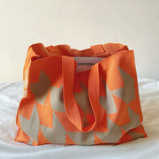 Unisex Shopper Tasche Canvas Strukturierter Look Lässig