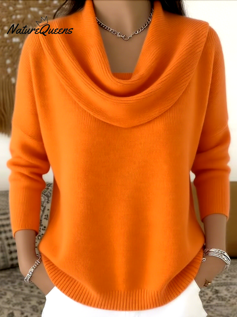Eva™ | Zarte und elegante einfarbige Bluse mit Rüschen am Kragen