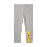 Mädchen Leggings mit niedlicher Giraffenapplikation Drune