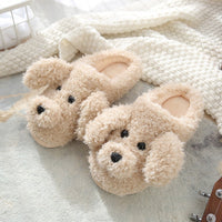puppy khaki slides