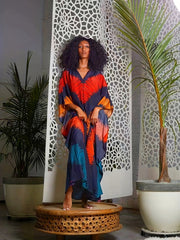 Buntes maxi-kaftankleid - Maya