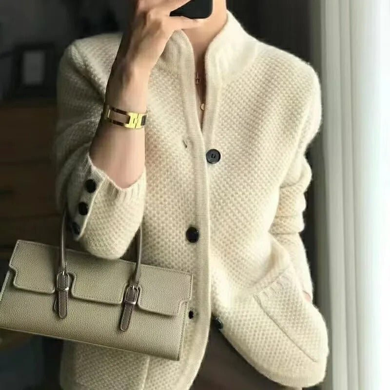 Eleganter Kaschmir-Rollkragenpullover für Damen - Perfekt für Herbst und Winter in zeitlosem Stil