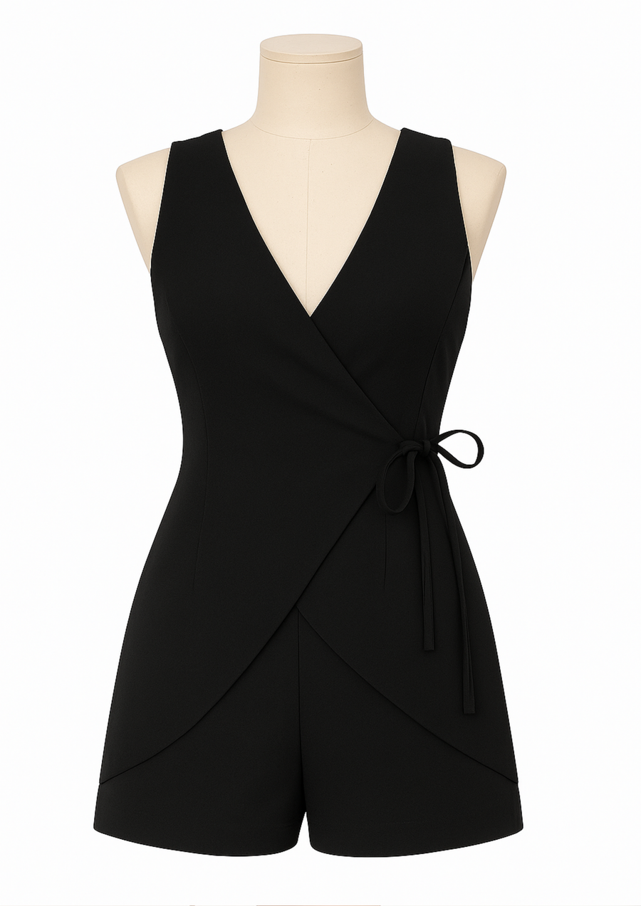 Enoa Elegantes Co-ord Set | Schwarz