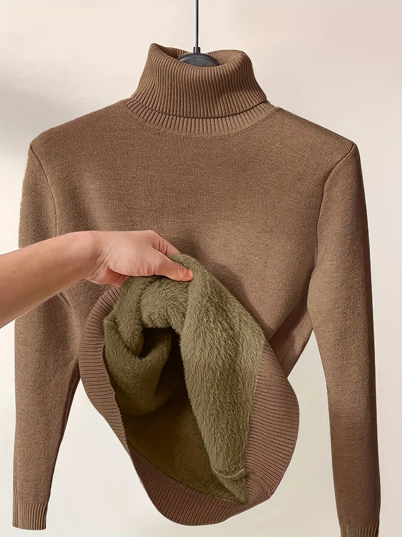 Damen Winter Rollkragenpullover | Gemütlich