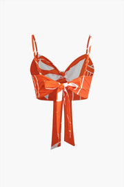 Bailey | Zweiteiler mit Knoten-Top & Bambusprint-Hose
