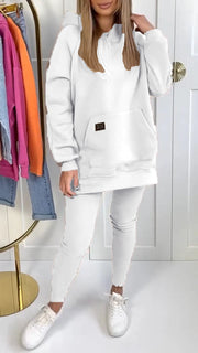 SAMIRA - SET AUS KAPUZENPULLOVER UND LEGGINGS