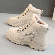 Winterschuhe Damen Stiefel | High-Top mit Lace-Up und Profilsohle