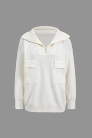 Lara | Zweiteiler-Set mit Oversized-Pullover & Schlitzrock