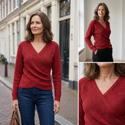 Anette™ -  Luxuriöses Oberteil mit V-Ausschnitt