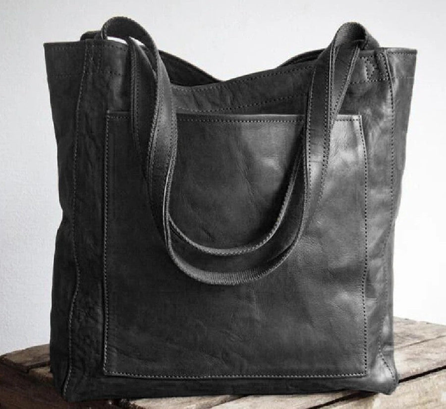 Elsbetha® | Klassische Leder Schultertasche