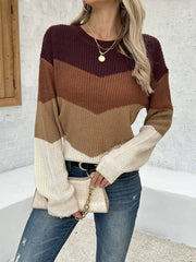 Heidi | Farbenfroher Crewneck-Pullover