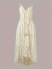 Margot | Lace Boho Midi Dress