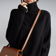Langärmliger Pullover Für Damen | Rollkragen