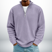 Snovia™ – Hochwertiger Herrenpullover mit Halbreißverschluss
